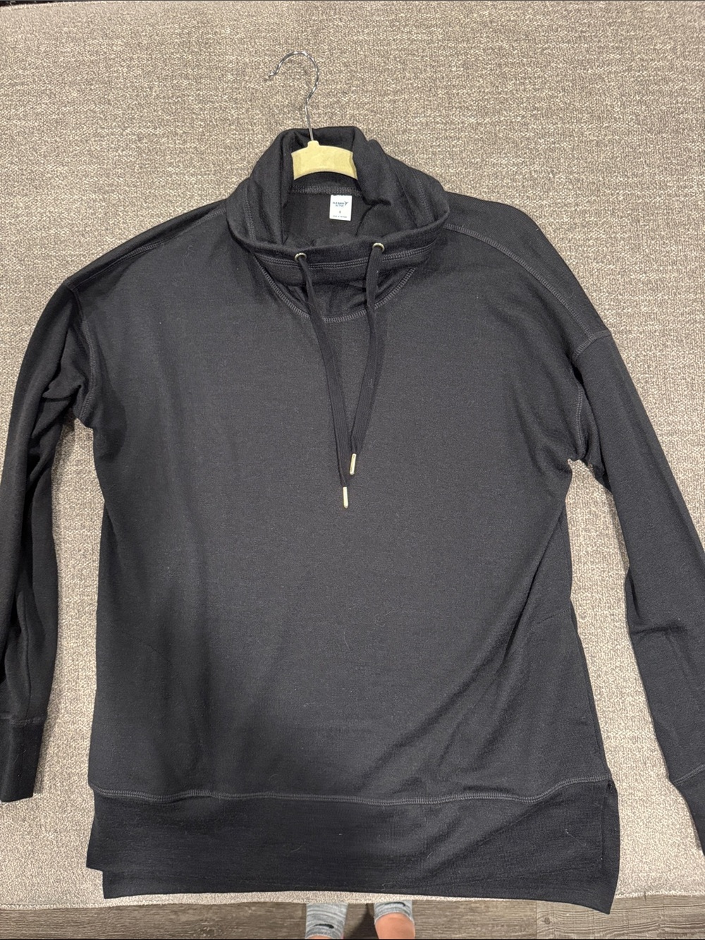 Old Navy Black Tunic Pullover Sweater